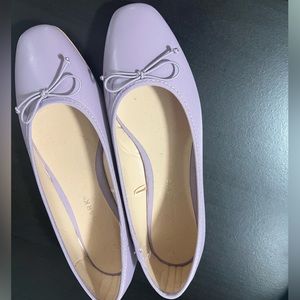 Purple ballet flats